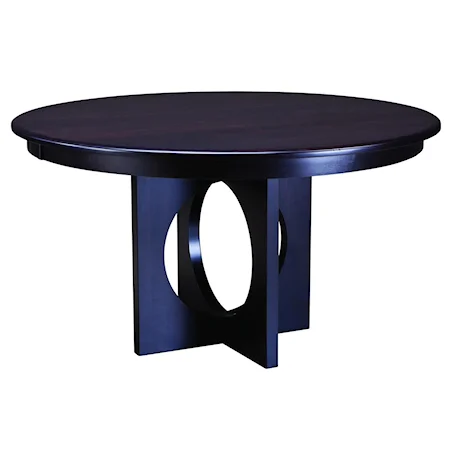 Customizable Round Pedestal Table